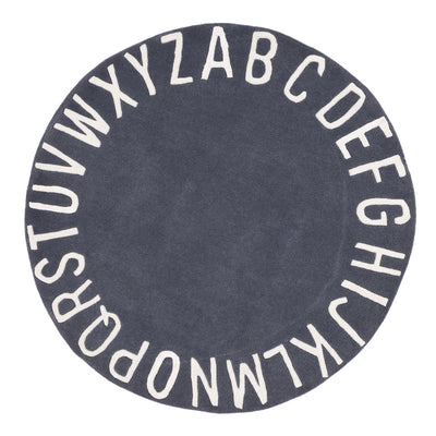 Alfabet ABC Kindertapijt Rond