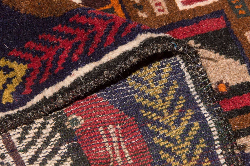 Baluch tapijt - 140 x 85 cm - veelkleurig