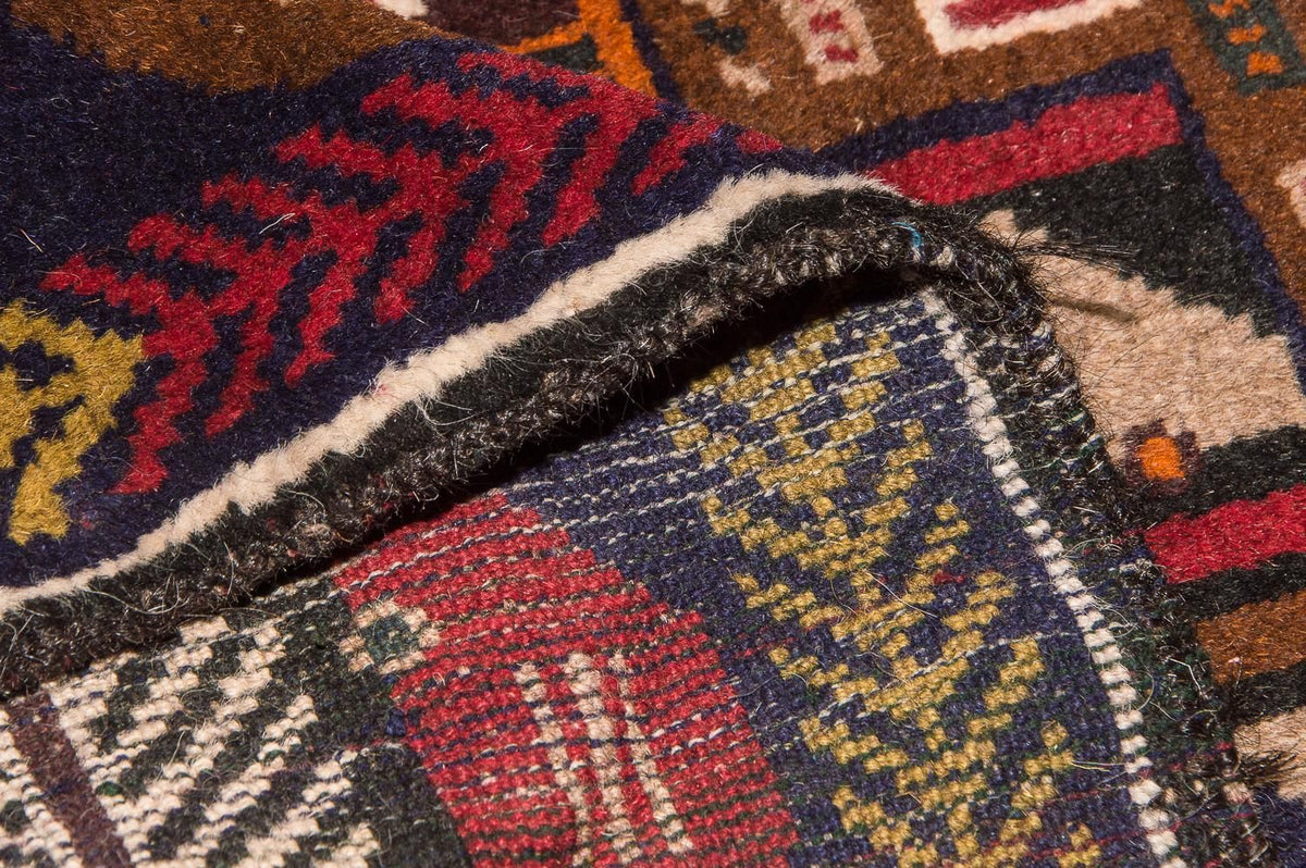 Baluch tapijt - 140 x 85 cm - veelkleurig