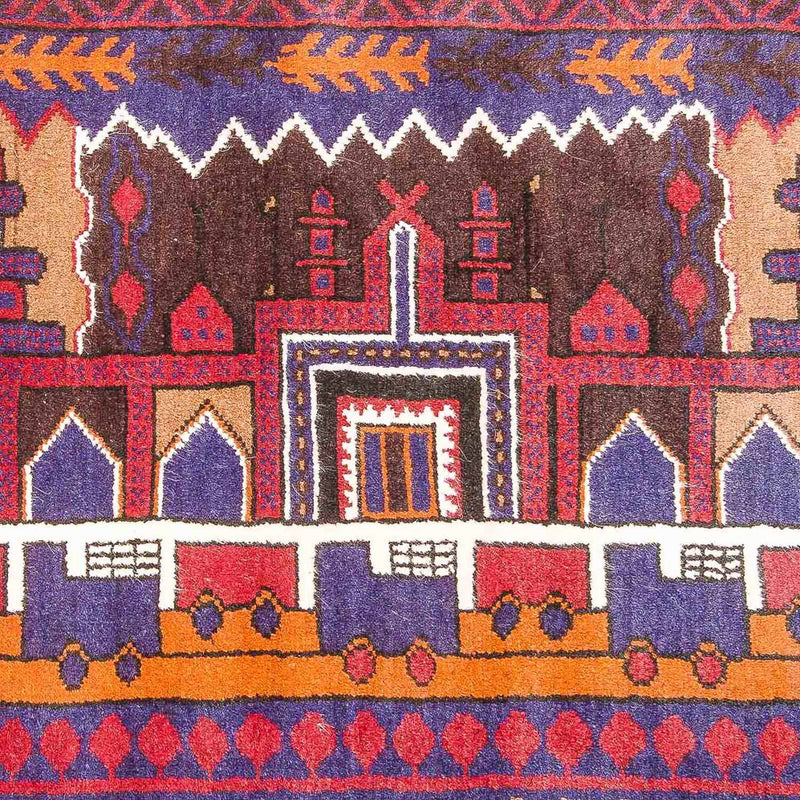 Baluch tapijt - 130 x 83 cm - veelkleurig