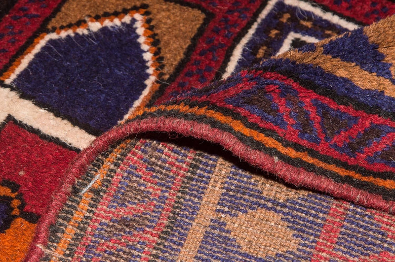 Baluch tapijt - 130 x 83 cm - veelkleurig