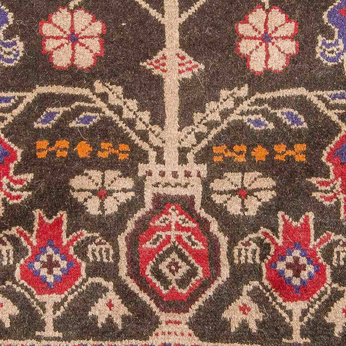 Baluch tapijt - 133 x 77 cm - bruin