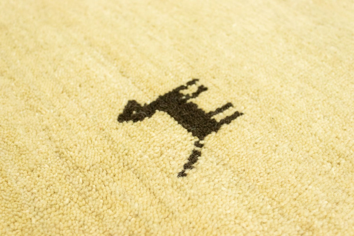 Loper Gabbeh tapijt - Indus - 200 x 80 cm - beige