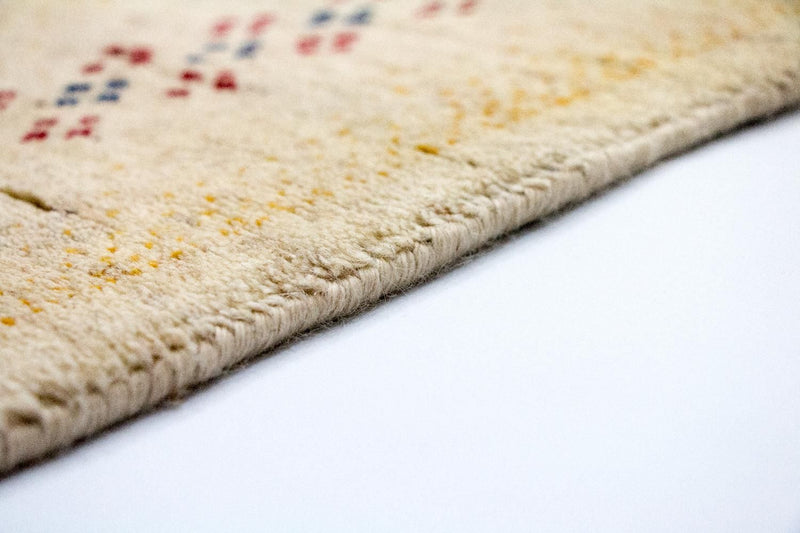 Gabbeh Tapijt - Loribaft Perzisch - 400 x 300 cm - beige
