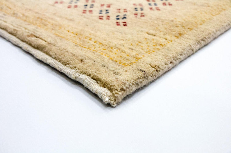 Gabbeh Tapijt - Loribaft Perzisch - 400 x 300 cm - beige