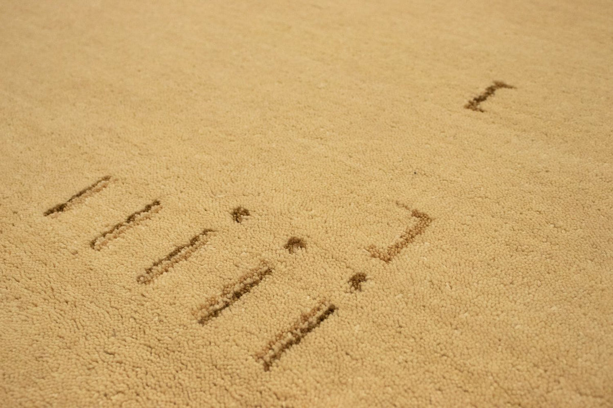 Loper Gabbeh tapijt - Indus - 400 x 80 cm - beige