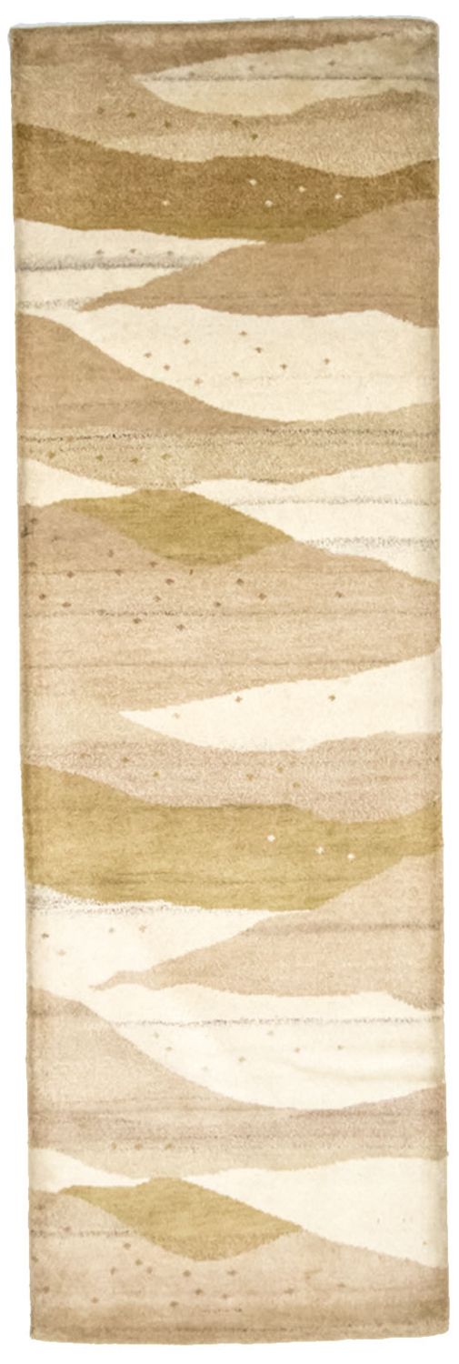 Loper Gabbeh tapijt - Indus - 240 x 80 cm - beige