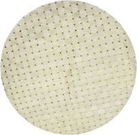 Nepal tapijt rond  - 150 x 150 cm - beige