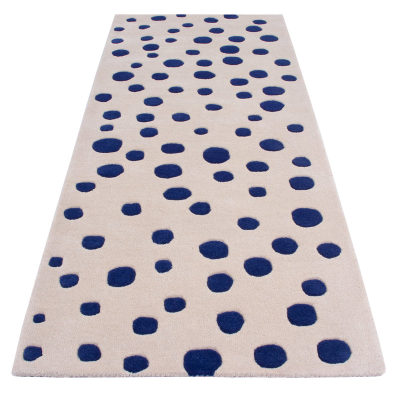 Ground White Wollen Tapijt