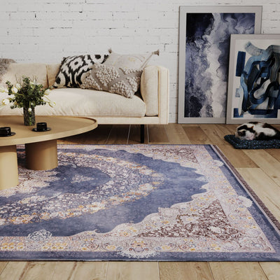 Oosters geweven tapijt - Diba - rechthoekig