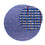Kelim tapijt - Trendy rond  - 200 x 200 cm - blauw