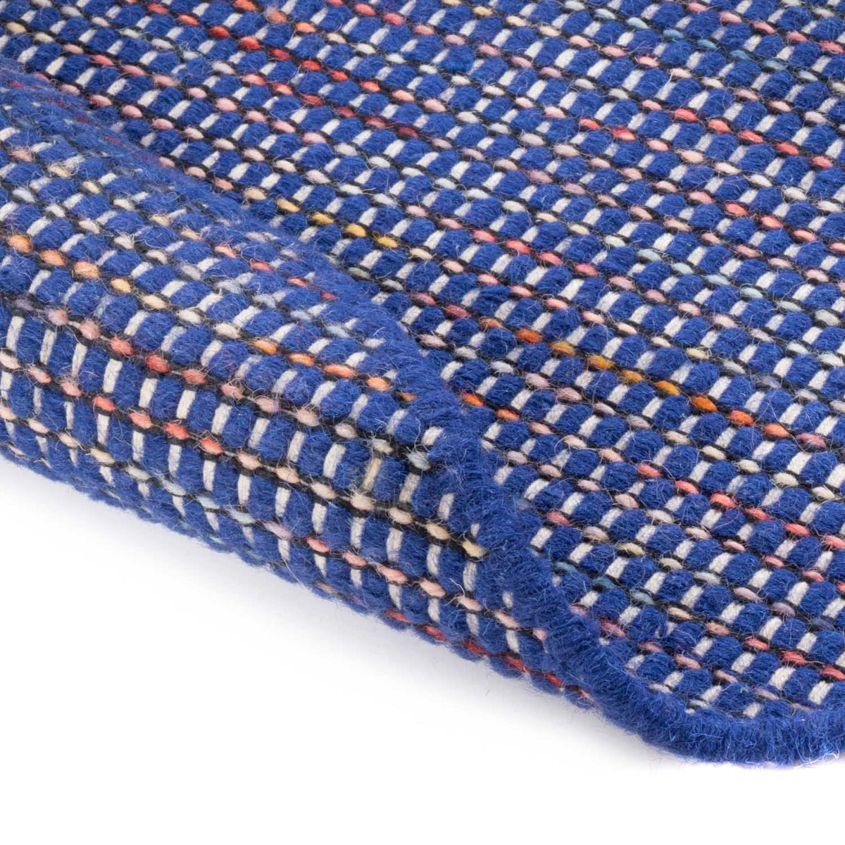Kelim tapijt - Trendy rond  - 200 x 200 cm - blauw