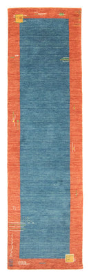 Loper Gabbeh tapijt - Indus - 200 x 80 cm - blauw