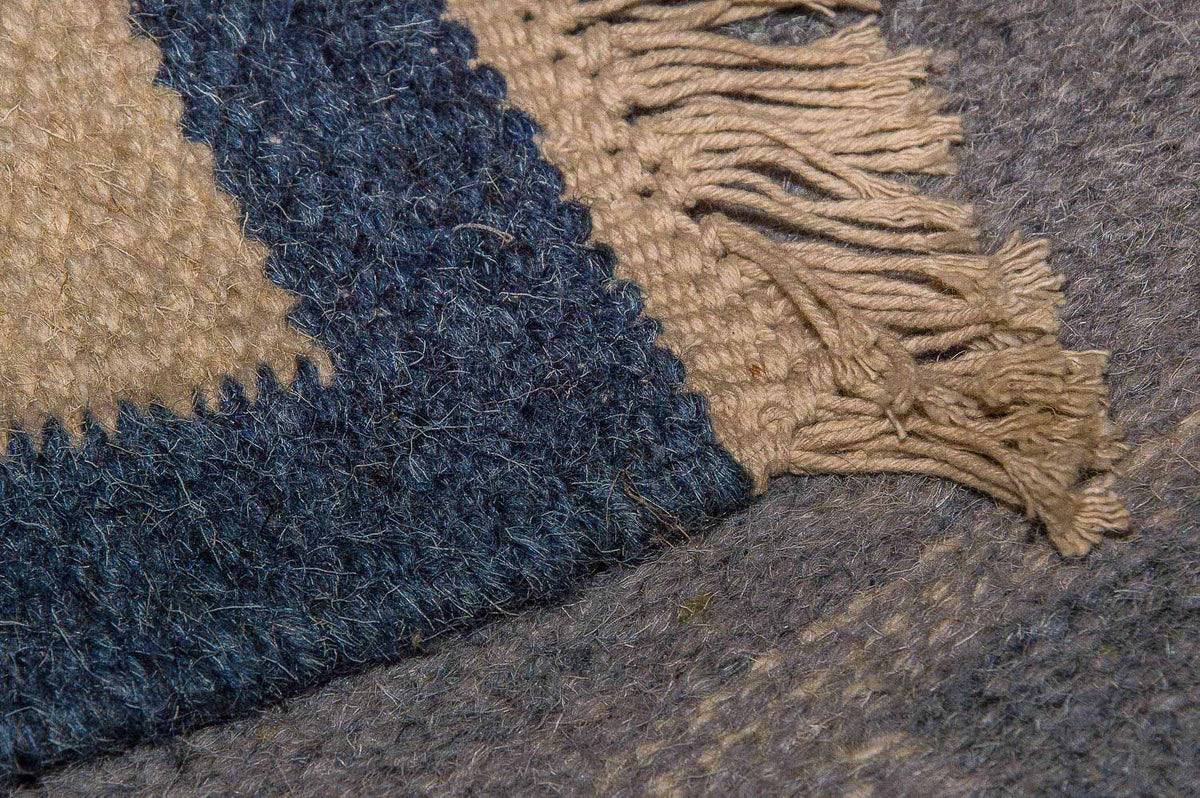 Loper Kelim tapijt - Trendy - 250 x 80 cm - blauw