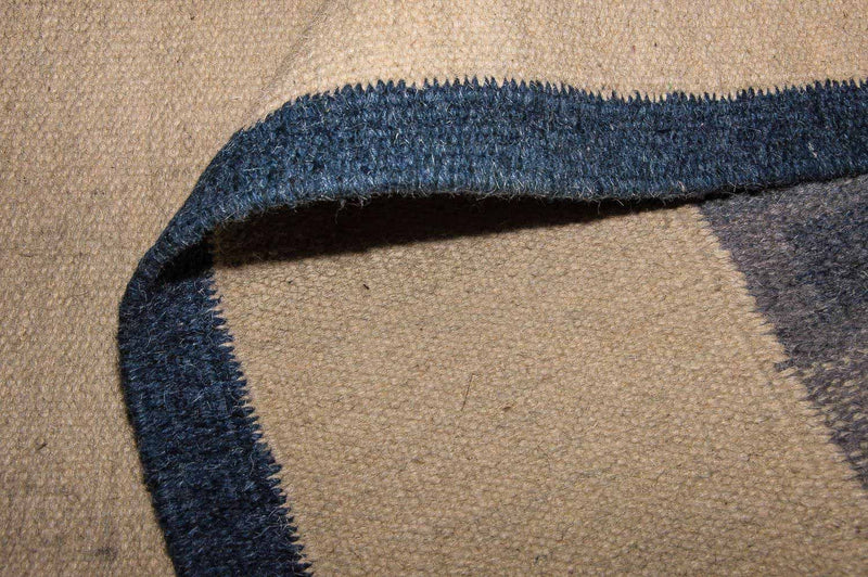 Loper Kelim tapijt - Trendy - 250 x 80 cm - blauw