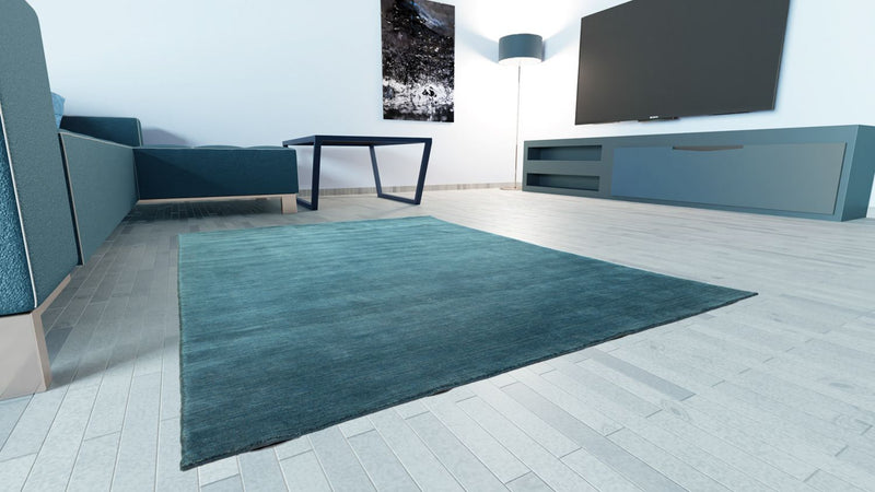Gabbeh tapijt - Indus - 250 x 200 cm - benzine blauw