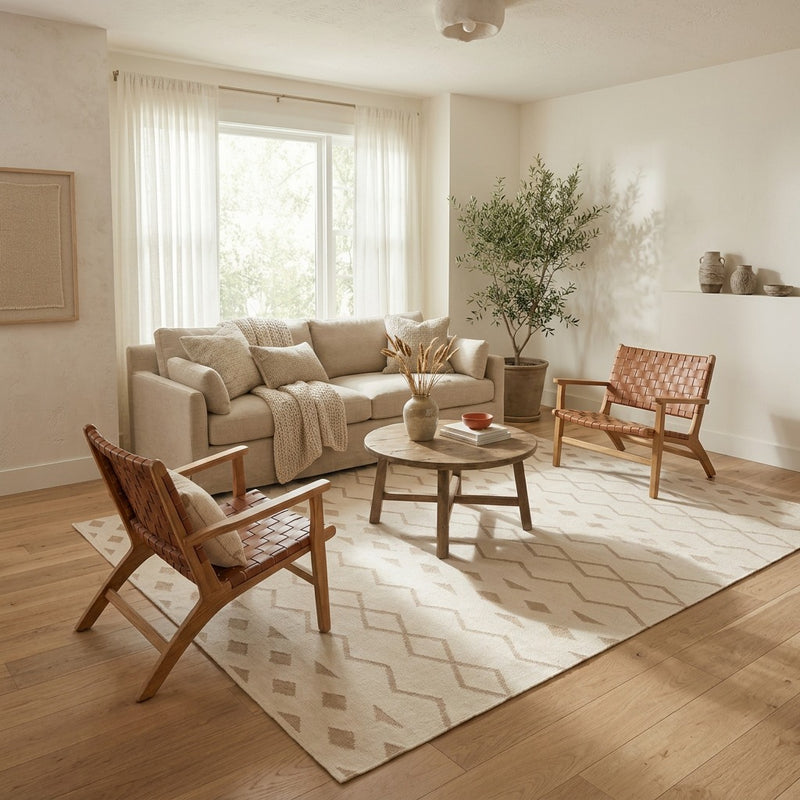 Moderne kilim Tapijt Miami - Wollen tapijt