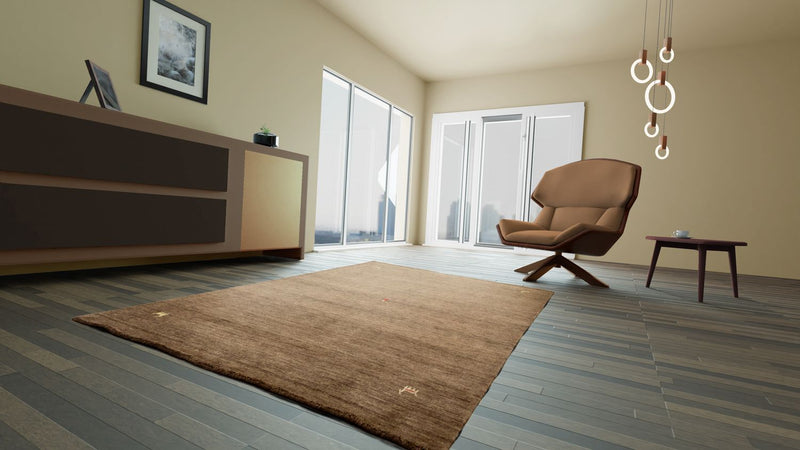 Gabbeh tapijt - Indus - 250 x 200 cm - bruin