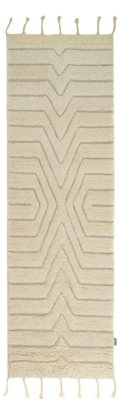 Wollen tapijt Bedouin Natural - Wollen tapijt