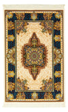 Perzisch tapijt Zita - Rechthoekig / Beige / 100 x 150 cm Rechthoekig