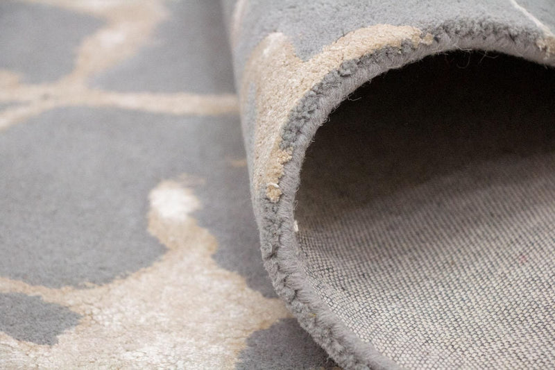 Designer tapijt - 241 x 154 cm - grijs