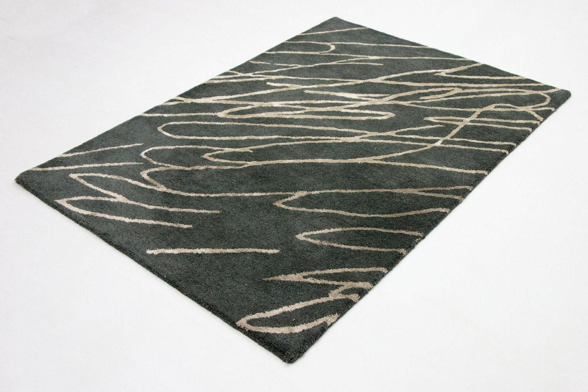 Designer tapijt - 180 x 121 cm - blauw