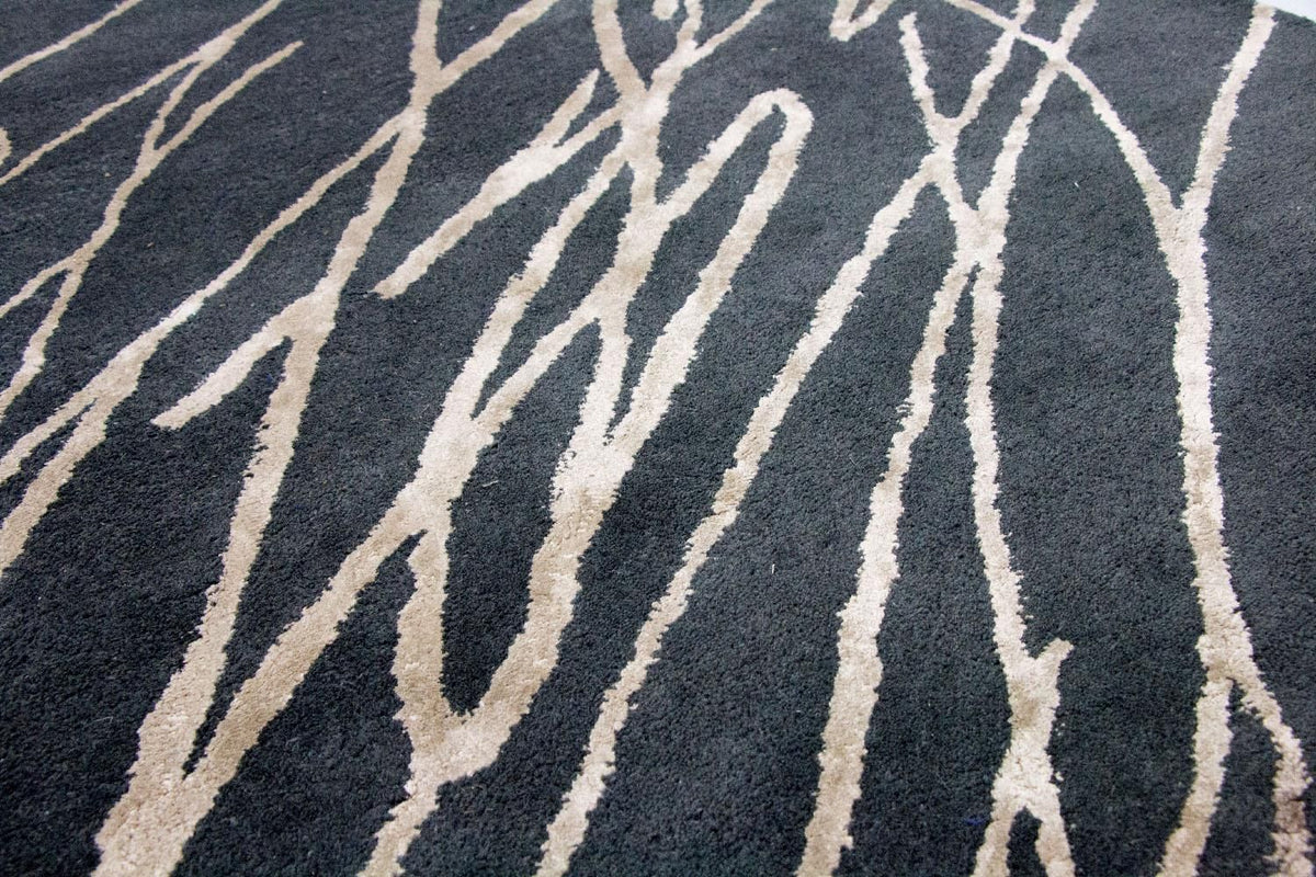 Designer tapijt - 180 x 121 cm - blauw