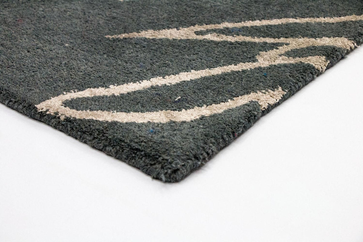 Designer tapijt - 180 x 121 cm - blauw