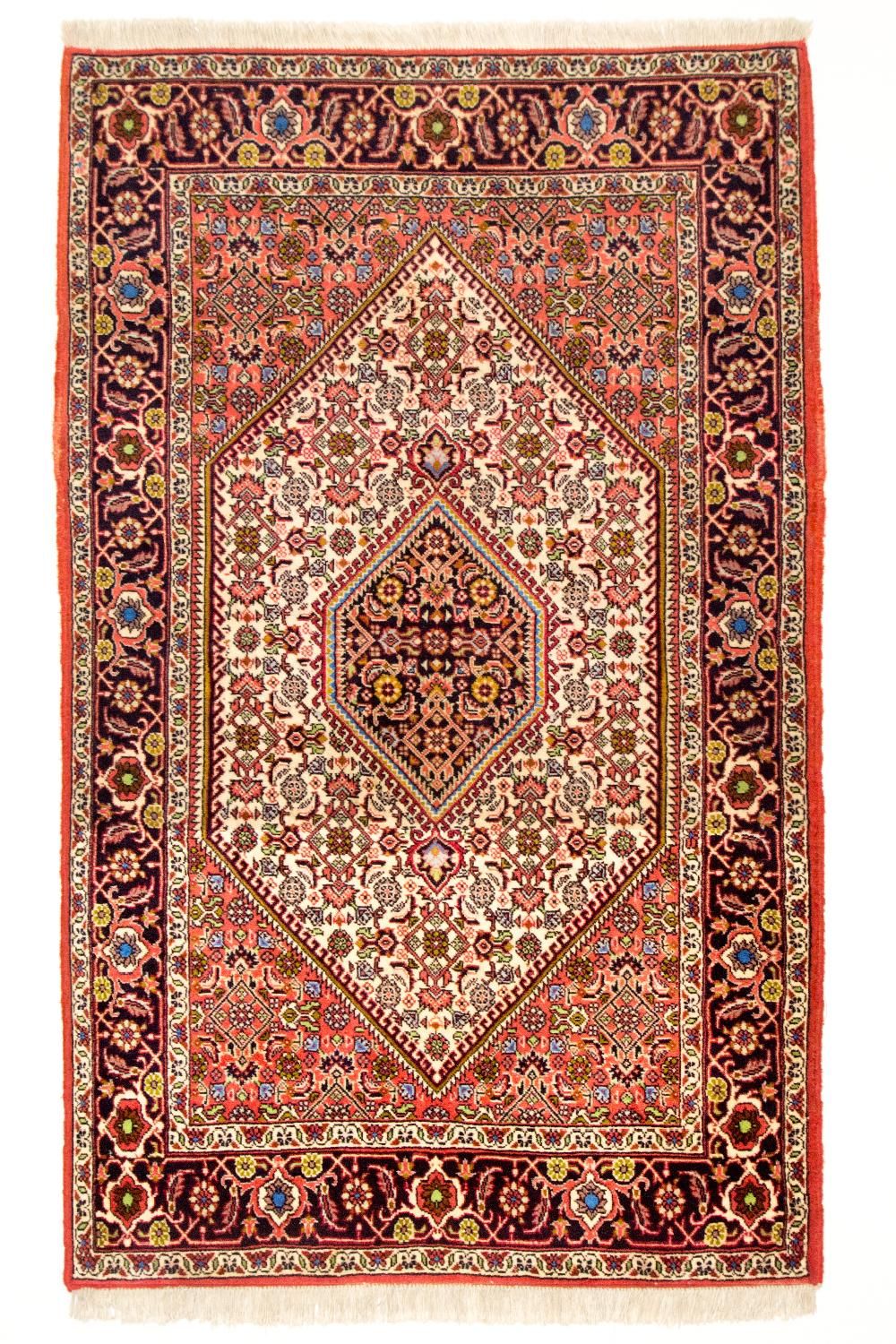 Perzisch tapijt - Bijar - 140 x 88 cm - rood