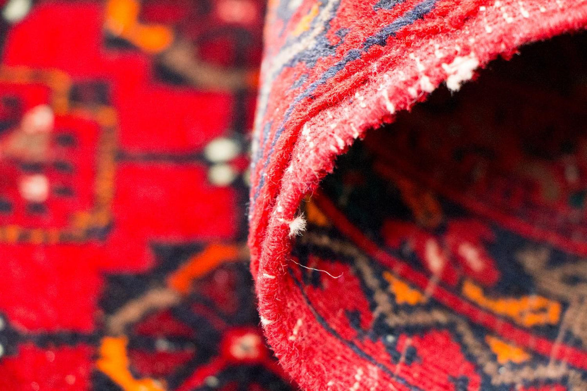 Loper Afghaans tapijt - Bukhara - 257 x 83 cm - rood
