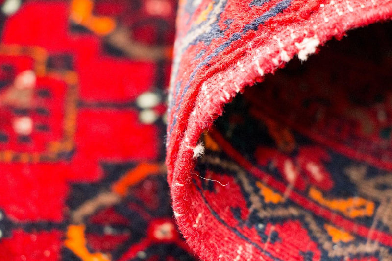 Loper Afghaans tapijt - Bukhara - 257 x 83 cm - rood