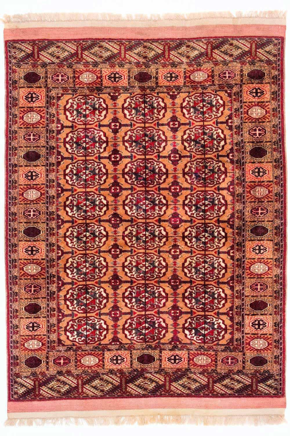 Afghaans tapijt - Bukhara - 170 x 120 cm - zalm