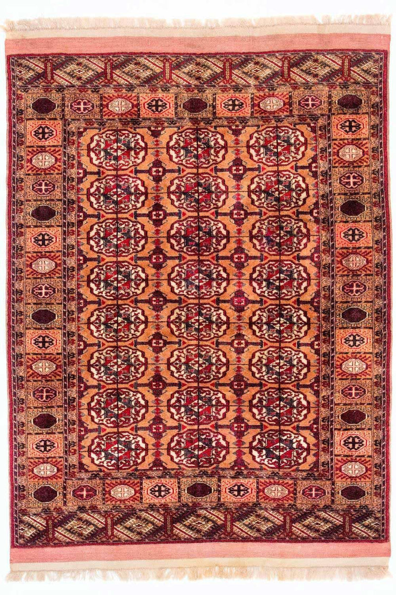 Afghaans tapijt - Bukhara - 170 x 120 cm - zalm