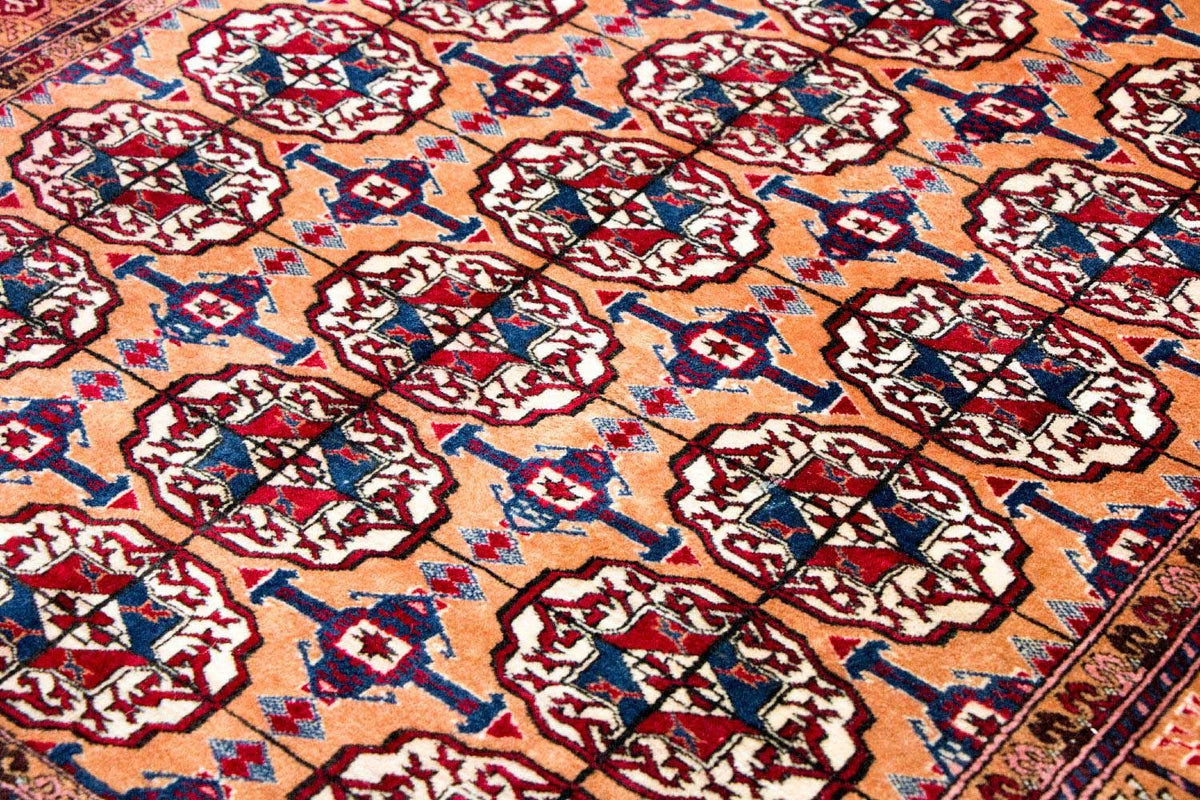 Afghaans tapijt - Bukhara - 170 x 120 cm - zalm