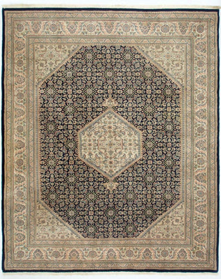 Perzisch tapijt - Bijar - 248 x 196 cm - donkerblauw