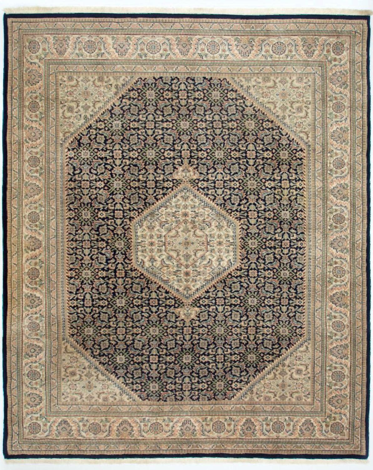 Perzisch tapijt - Bijar - 248 x 196 cm - donkerblauw