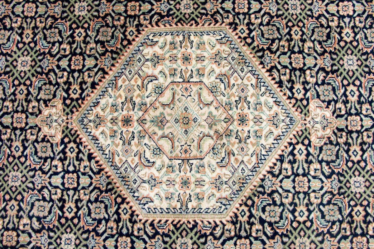 Perzisch tapijt - Bijar - 248 x 196 cm - donkerblauw