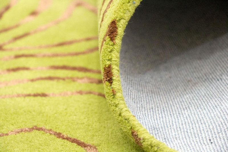 Designer tapijt - 241 x 152 cm - lichtgroen