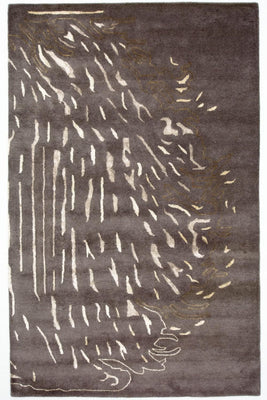 Designer tapijt - 242 x 153 cm - bruin