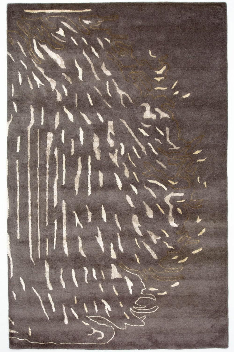 Designer tapijt - 242 x 153 cm - bruin