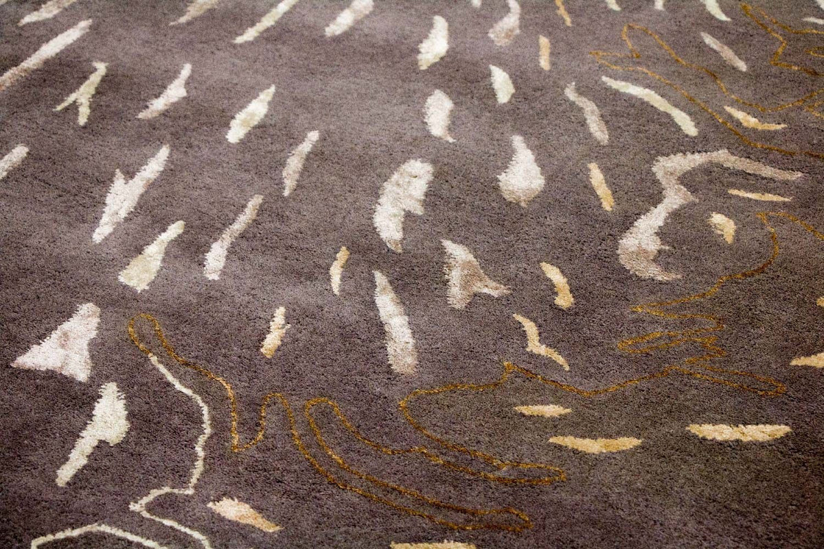 Designer tapijt - 242 x 153 cm - bruin