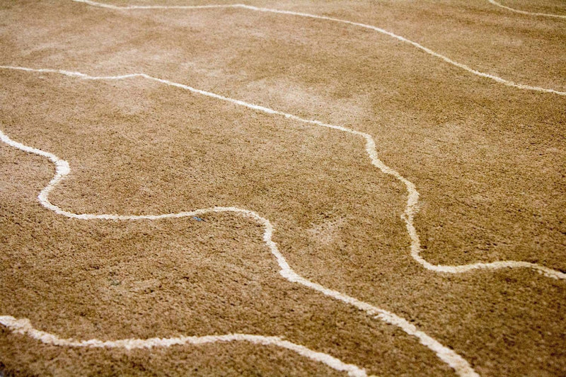 Designer tapijt - 240 x 151 cm - bruin