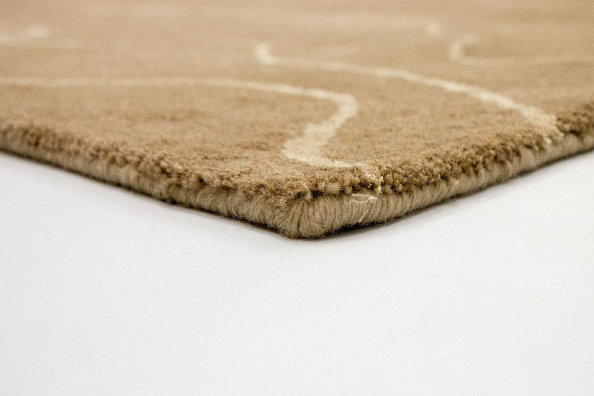 Designer tapijt - 240 x 151 cm - bruin