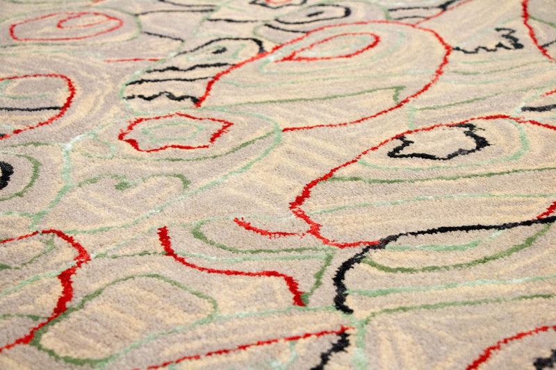 Designer tapijt - 242 x 152 cm - beige