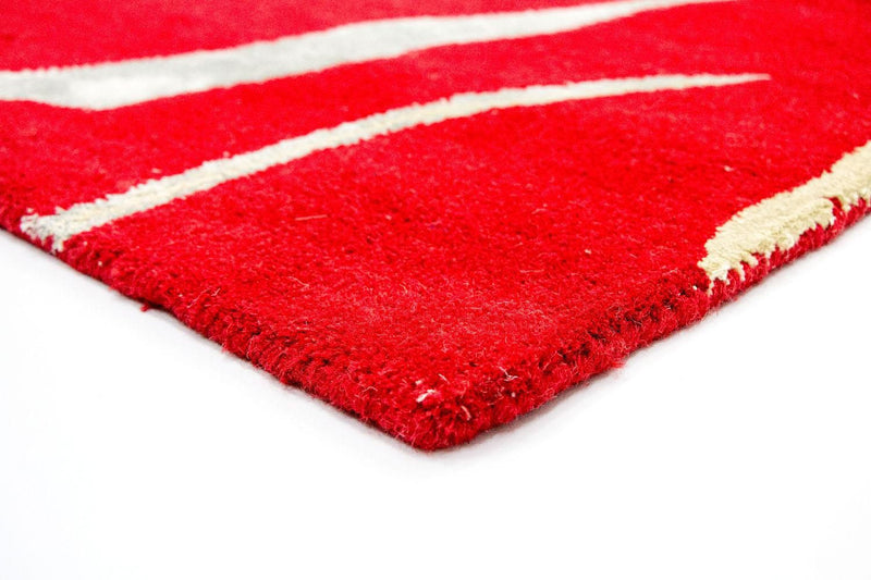 Designer tapijt - 245 x 152 cm - rood