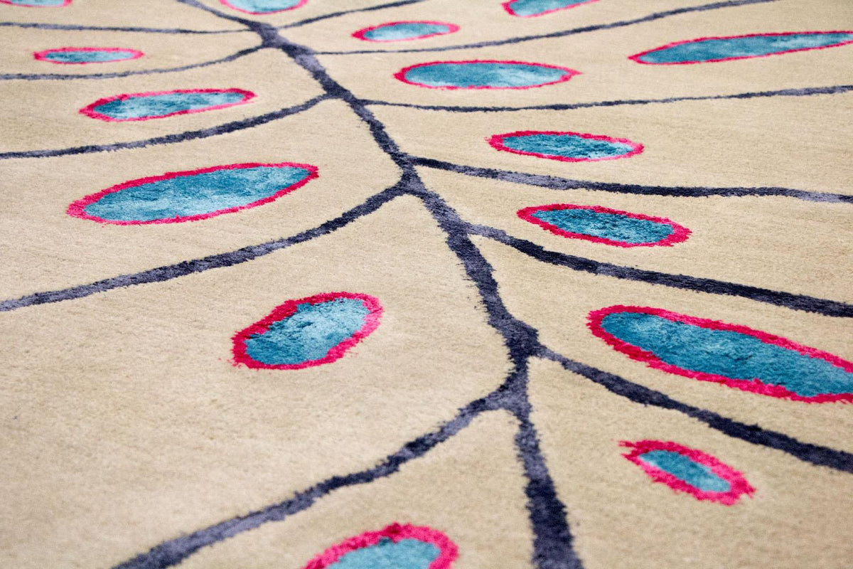 Designer tapijt - 240 x 152 cm - beige