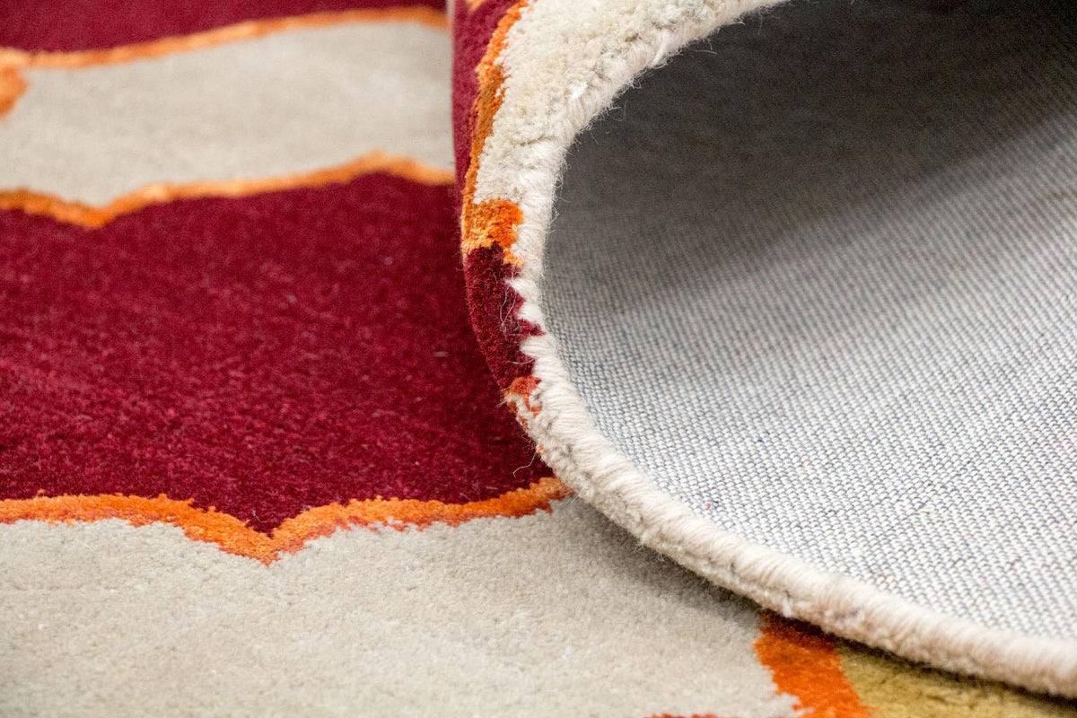 Wollen tapijt - 243 x 152 cm - beige