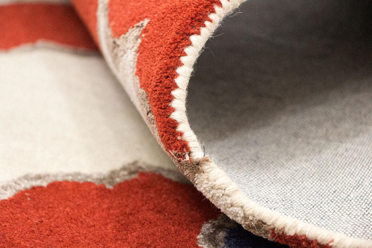 Wollen tapijt - 243 x 153 cm - beige