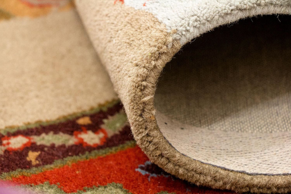 Wollen tapijt - 189 x 136 cm - veelkleurig