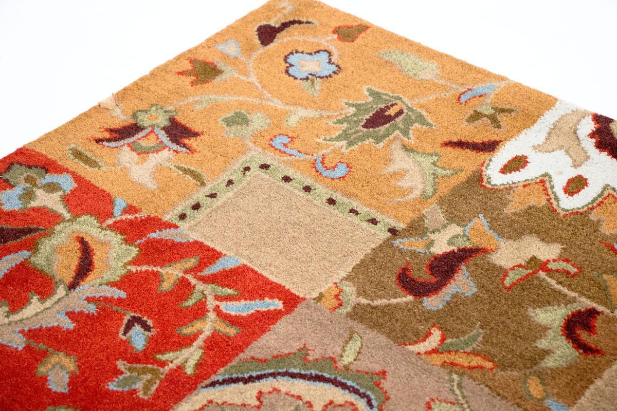 Wollen tapijt - 189 x 136 cm - veelkleurig